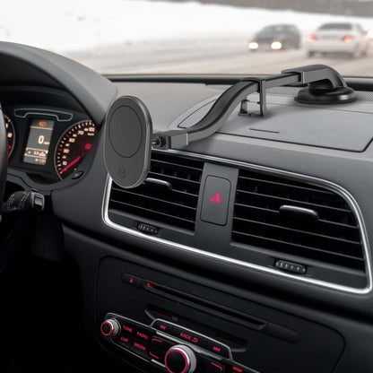 Magnetic Car Phone Mount with MagSafe Gooseneck Phone Mount for iPhone and Android
