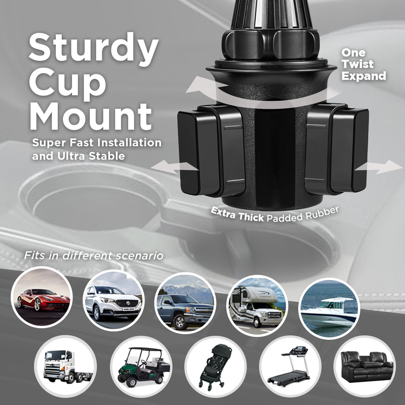 MagSafe Magnetic Cup Holder Phone Mount | Mighty Mount