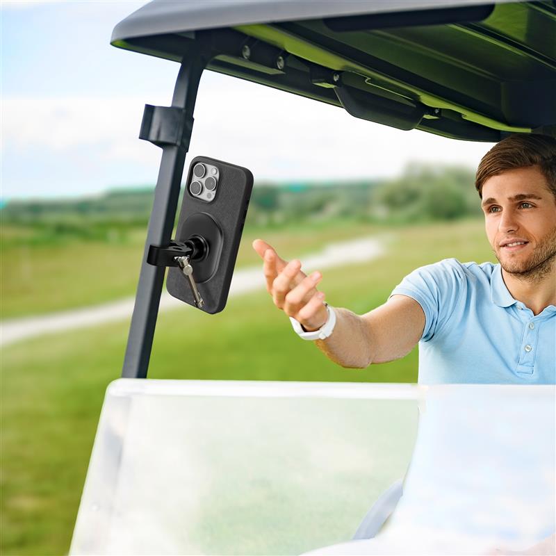 MagSafe Golf Cart Clamp Phone Mount for iPhone & Android
