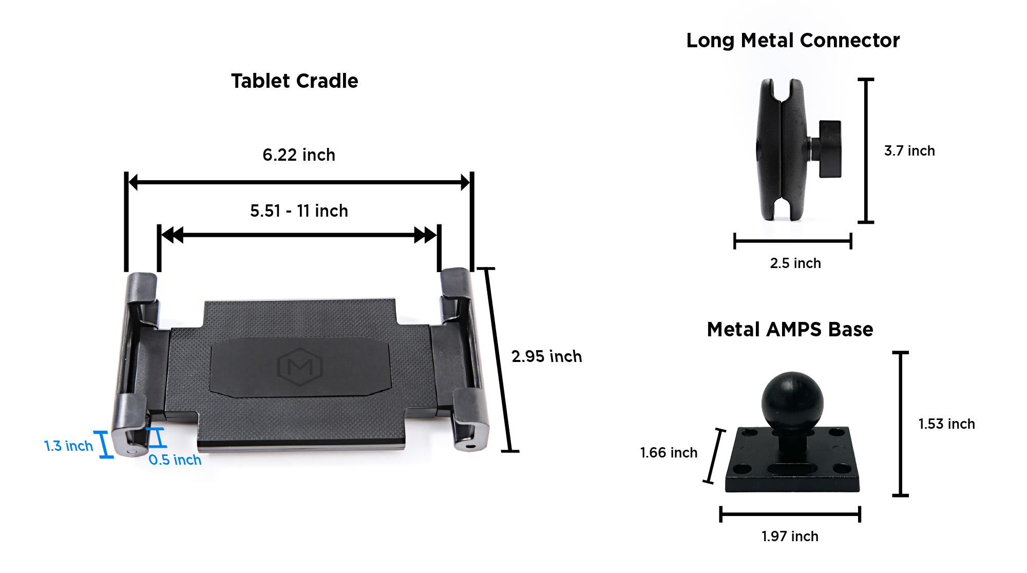 Drill Base iPad Mount - AMPS – Mighty Mount