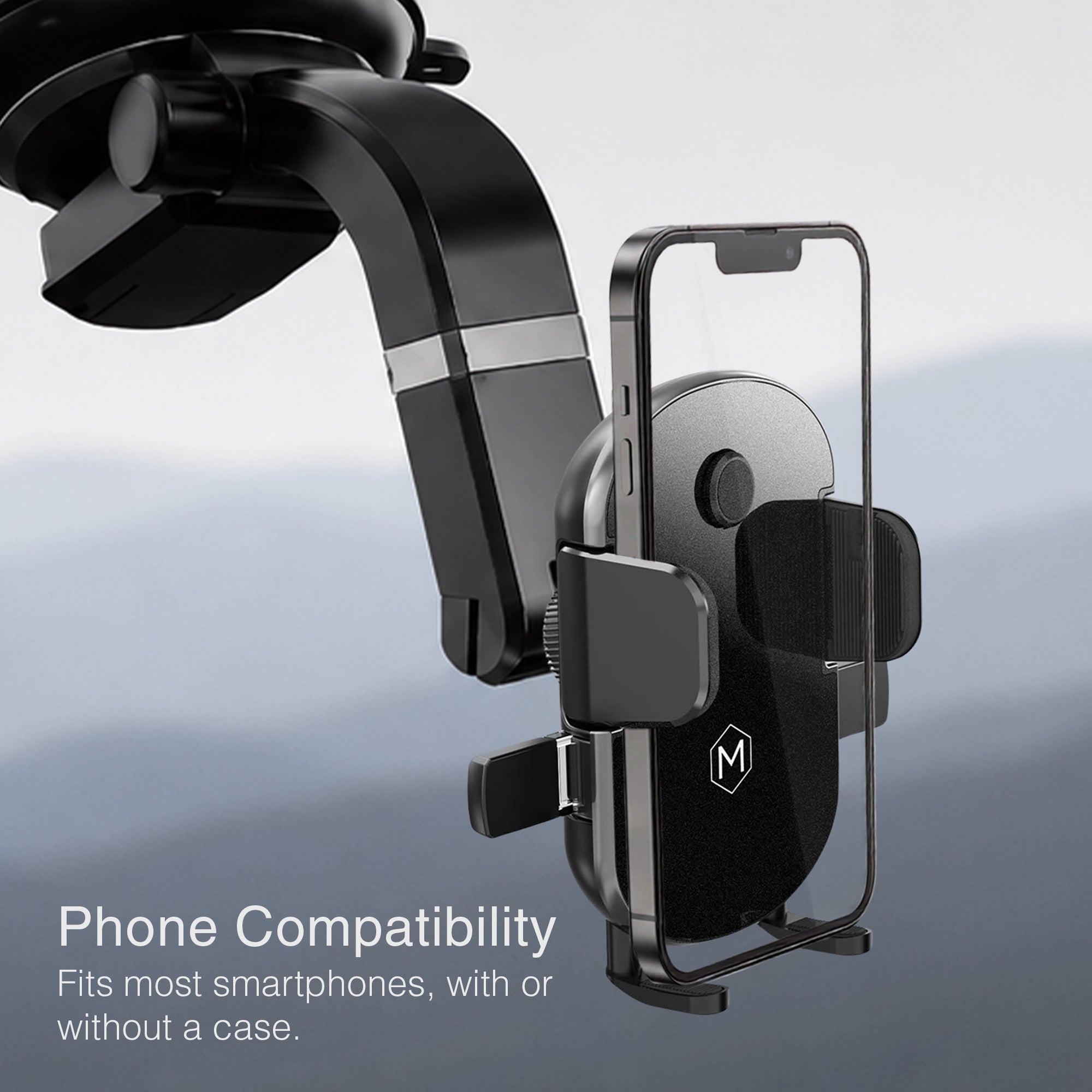 Grip Cradle Suction Cup Phone Mount