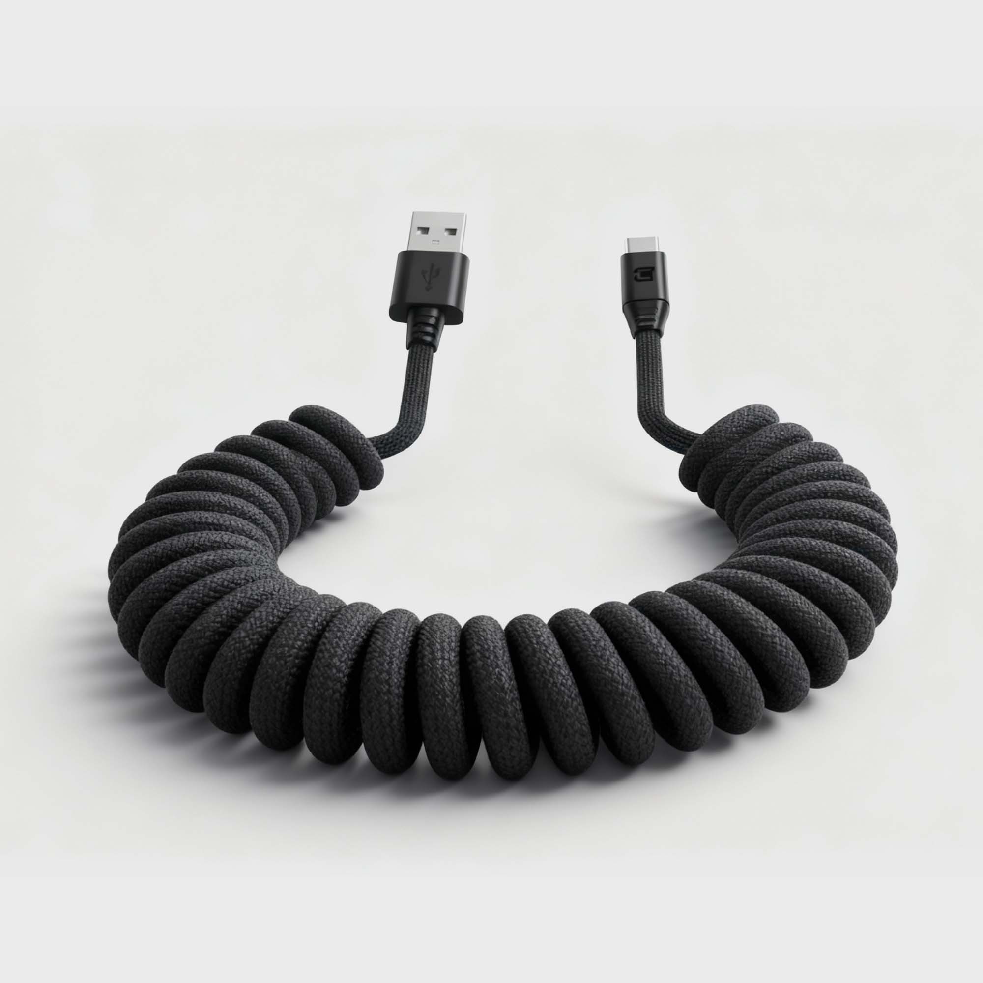Caseco Road Ready Coil Cord (USB-A to USB-C)