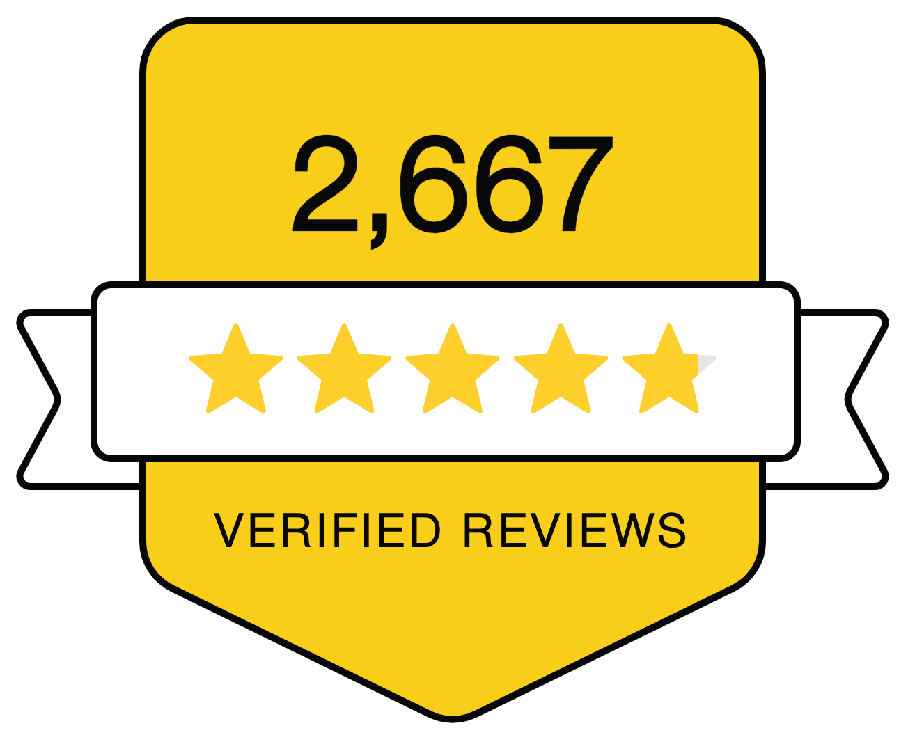 2300+ 5 Star Reviews
