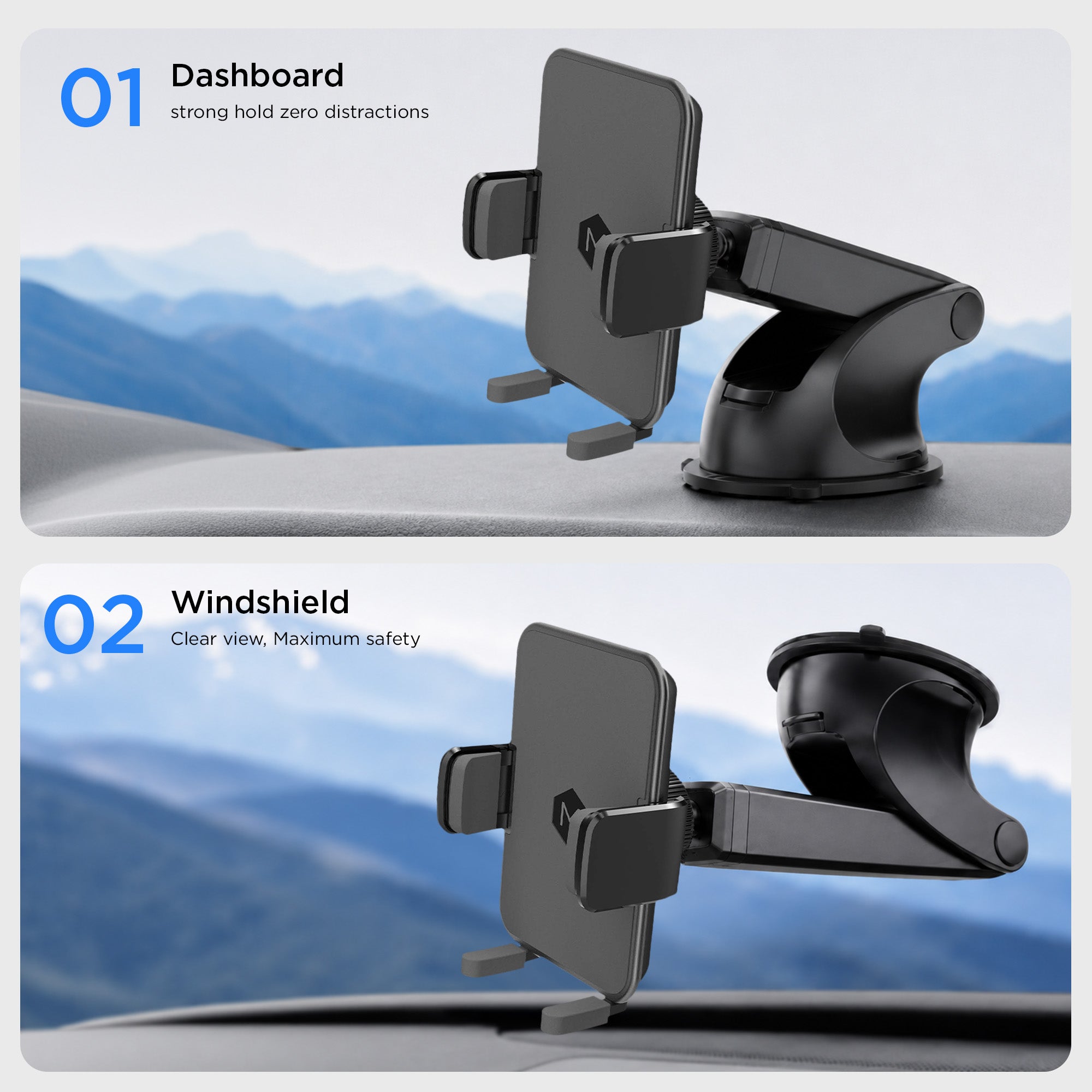 Simpl Cradle Dash Phone Mount for iPhone & Android