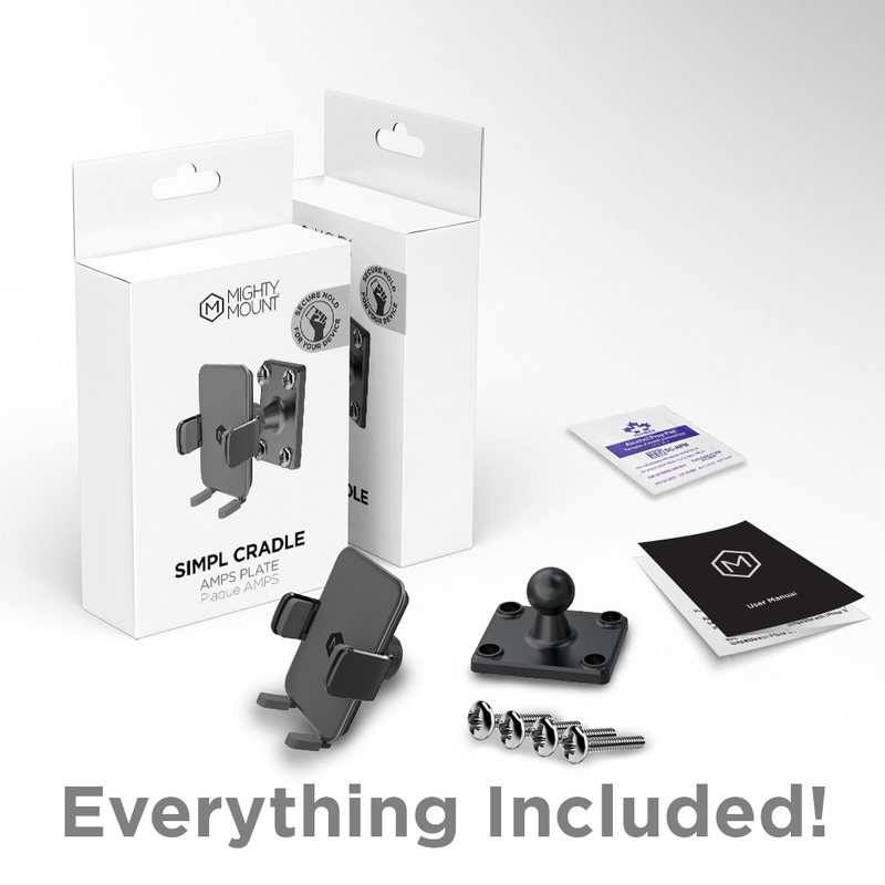 Simpl Cradle Mount with Drill Base AMPS Mounting Plate