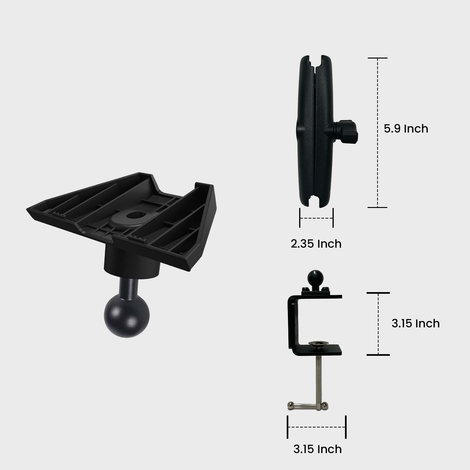Heavy Duty Desk Mount Base For Starlink Mini
