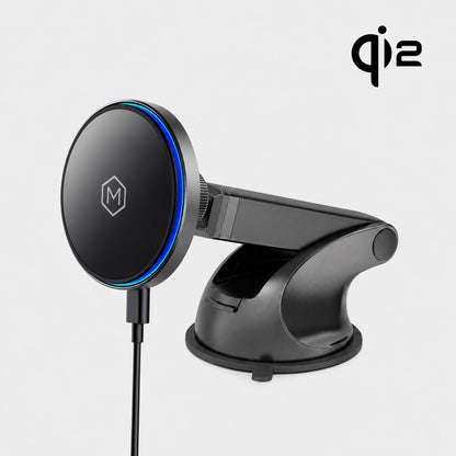 MagSwitch Qi2 Wireless Telescopic Suction Cup Phone Mount