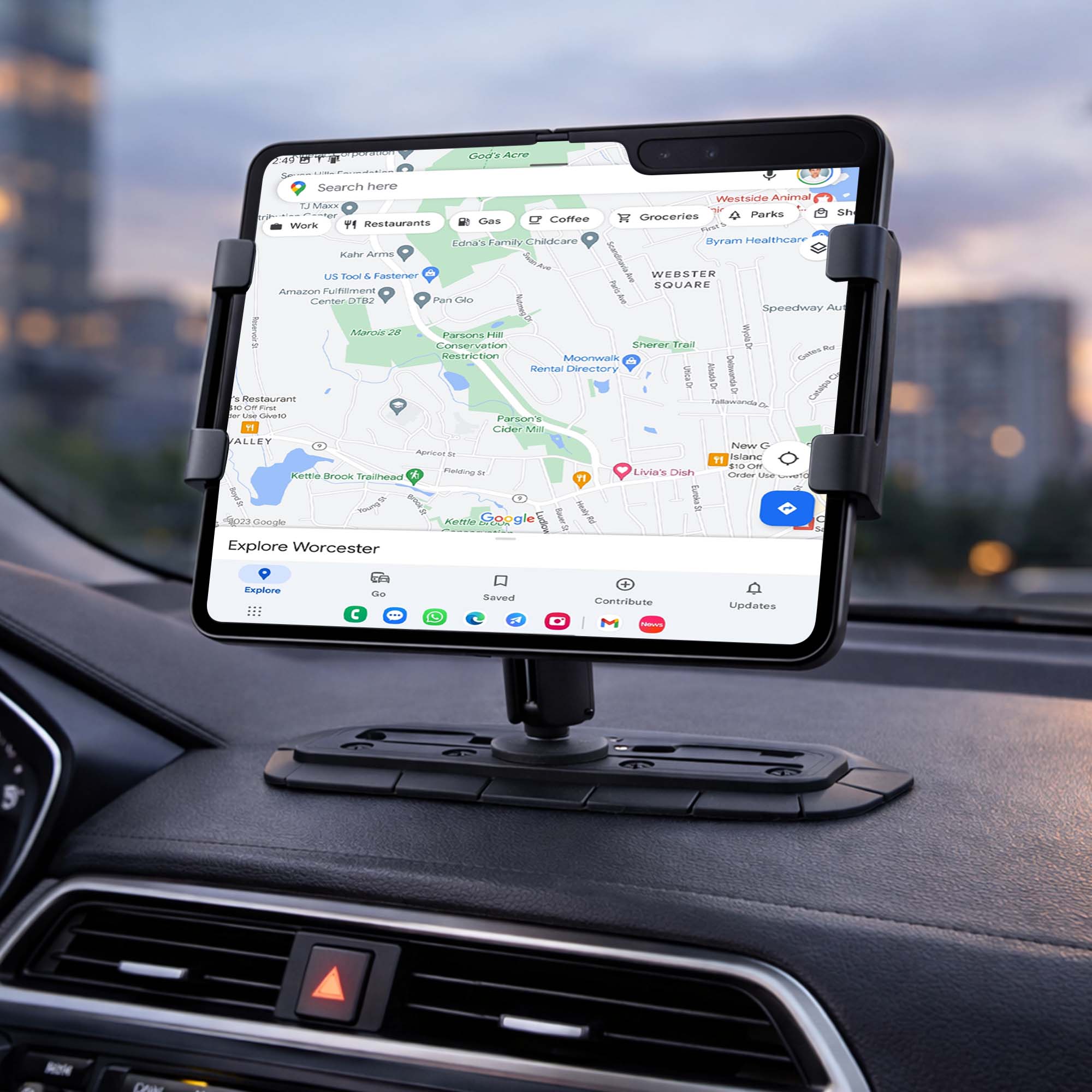 Industrial Z Fold Mount – VHB Adhesive Plate Secure Holder for Desk Car