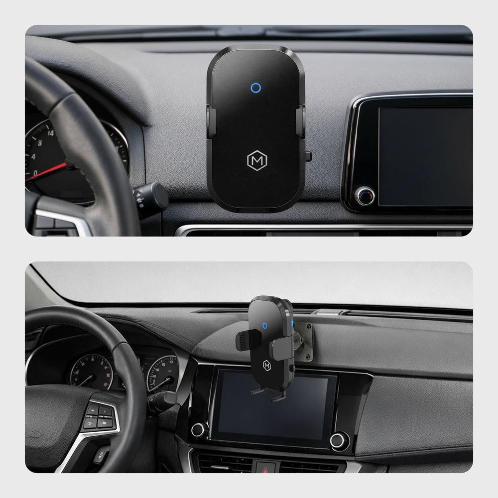 Auto Scan Wireless Car Charger AMPS Drill Base Mount Fast Charging Hol ...