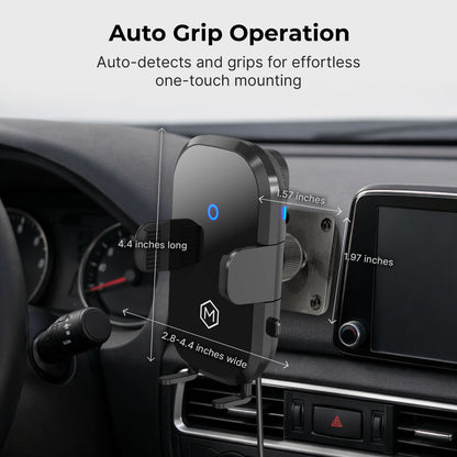 Auto Scan Fast Wireless Car Charger Mount with Drill Base AMPS Mounting Plate