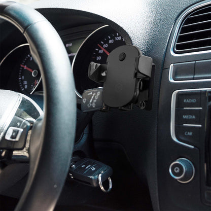 AMPS Drill Base Plate Universal Phone Mount for iPhone & Android - Grip Cradle