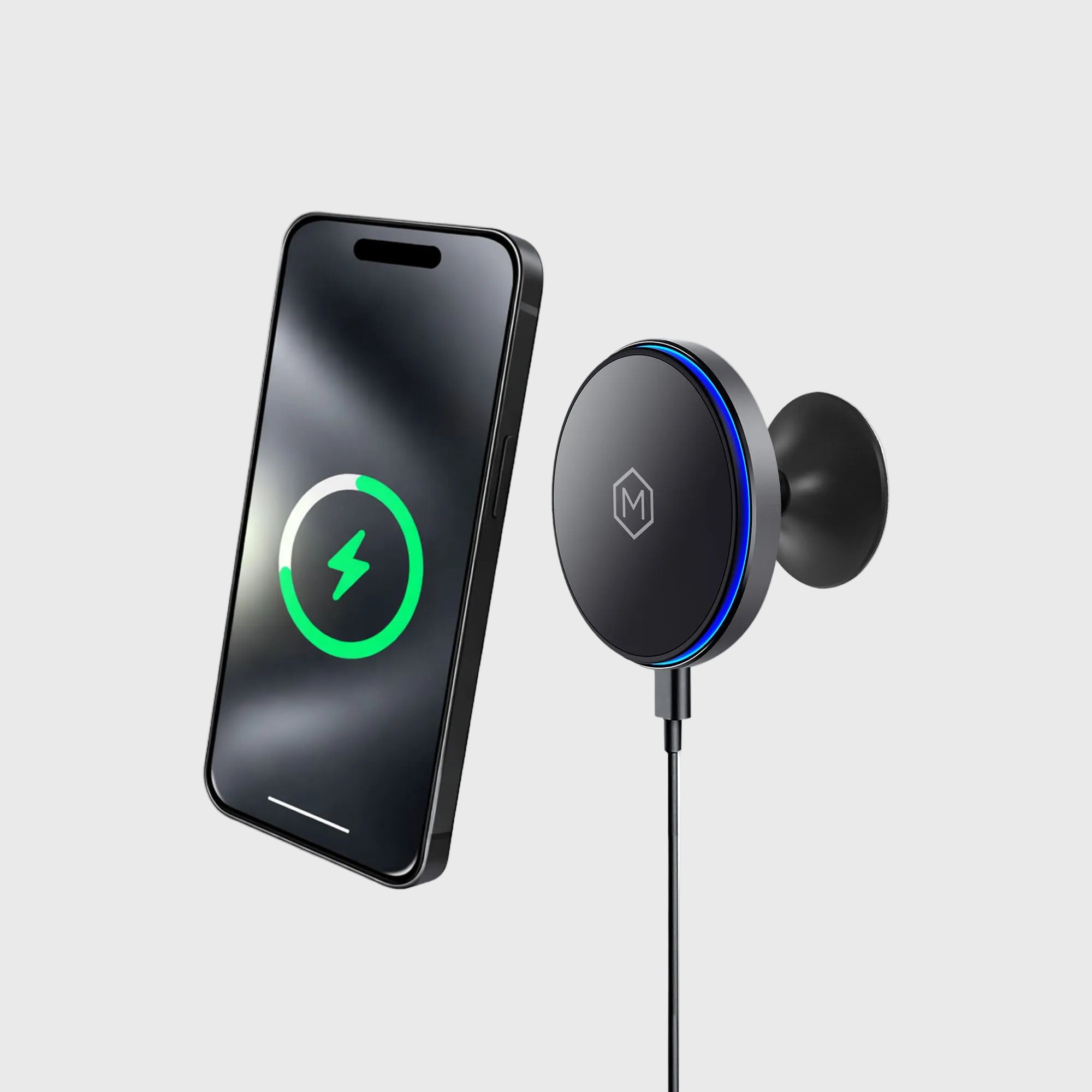 Mag Switch Qi2 Wireless Charger & Small Dash Mount