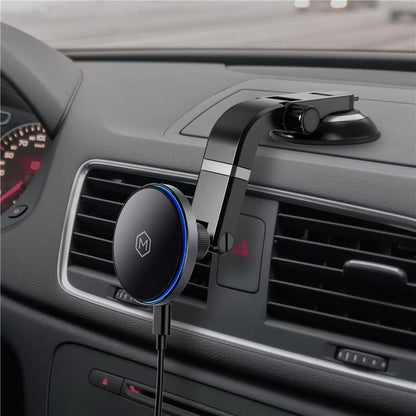 Mag Switch Qi2 Wireless Charger – Multi-Angle Suction Cup MagSafe-Compatible Mount