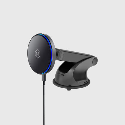 MagSwitch Qi2 Wireless Charger Telescopic Suction Phone Mount for iPhone and Android