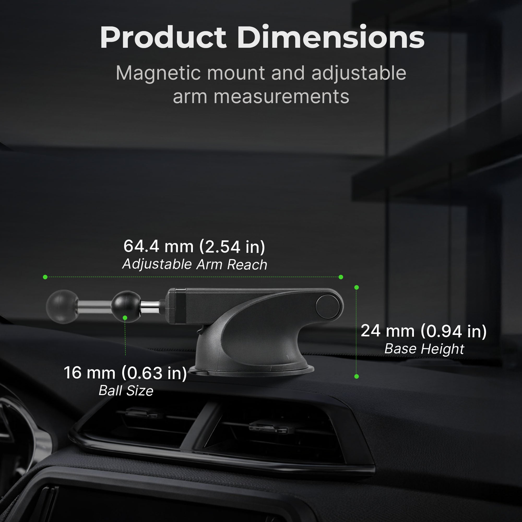 MagSafe Magnetic Suction Cup Mount (Version 2.0)
