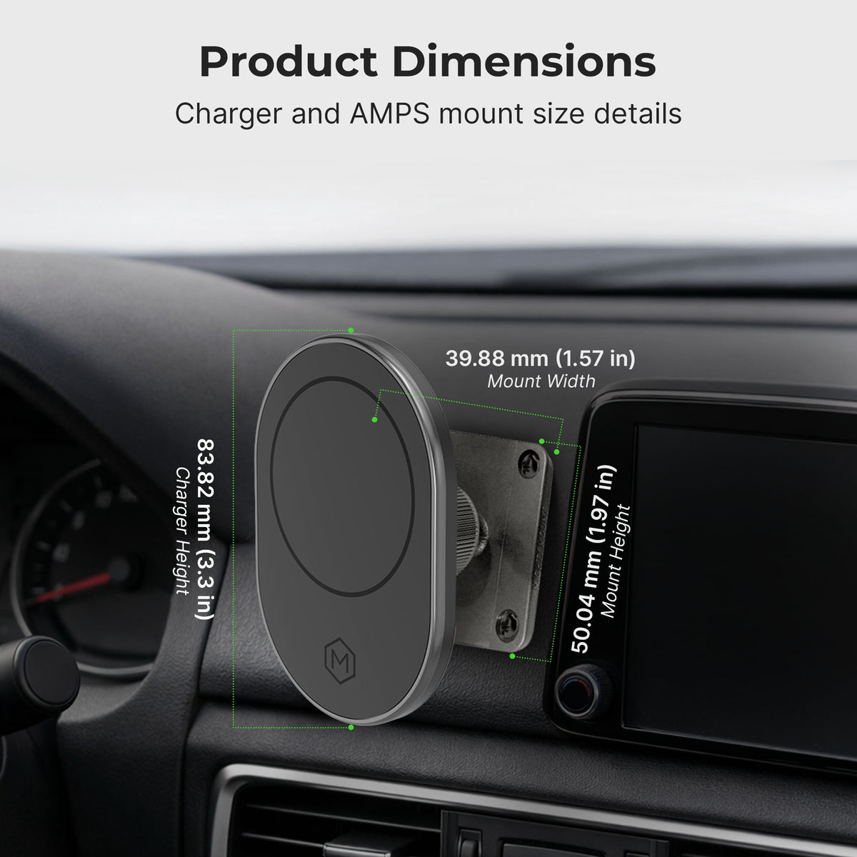 MagSafe Drill Base Phone Mount AMPS Plate for iPhone and Android ...