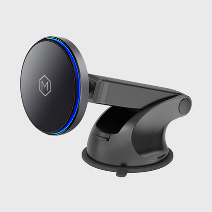 MagSwitch Qi2 Wireless Charger Telescopic Suction Phone Mount for iPhone and Android