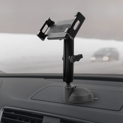 Quick Lock Single Suction Cup iPad Holder