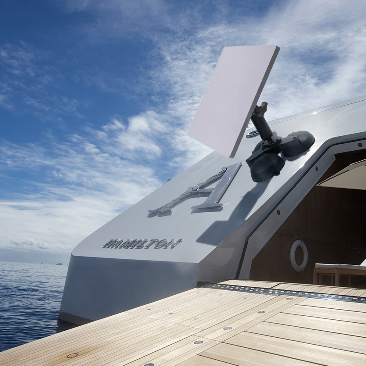 Triple Suction Cup Mount for Starlink Mini – Heavy Duty Secure Mount