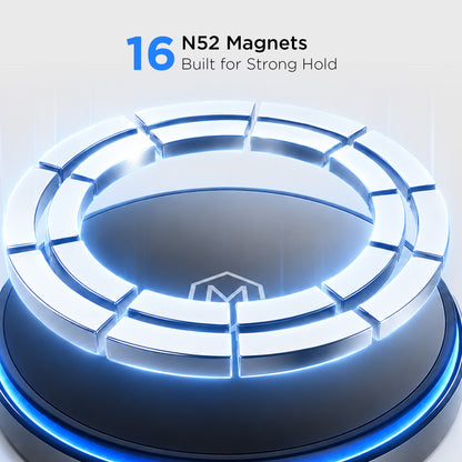 MagSwitch Qi2 Wireless Charger Telescopic Suction Phone Mount for iPhone and Android