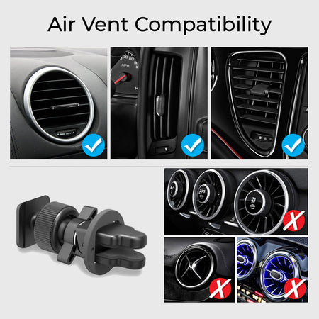 Simpl Car Air Vent Mount Holder - Car Mount | Mighty Mount (Air Vent Compatibility)