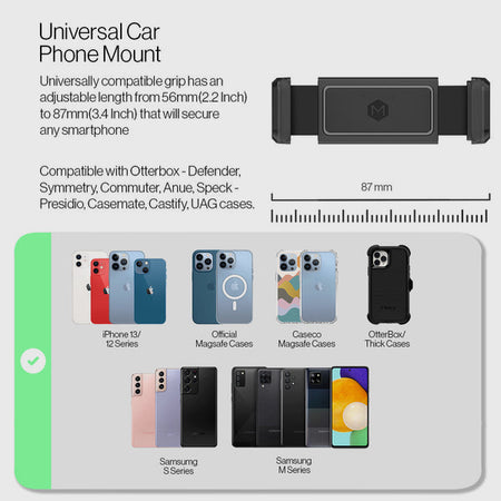 Car Dash & Windshield Phone Mount - Car Mount | Mighty Mount (universal car phone mount)