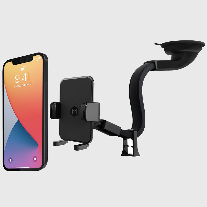 Flexible Gooseneck Car Dash and Windshield Mount - Car Mount | The Mighty Mount (magnetic windshield mount)