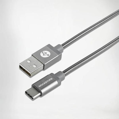 Pet Friendly Metal Tangle Free Braided Type C Cable - 1.2 Meter