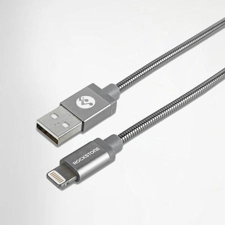 Pet Friendly Metal Tangle Free Braided Lightning Cable - 1.2 Meter