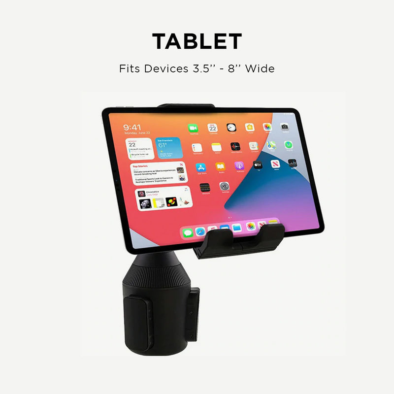 iPad Cup Holder 360° Mount - Table Compatible